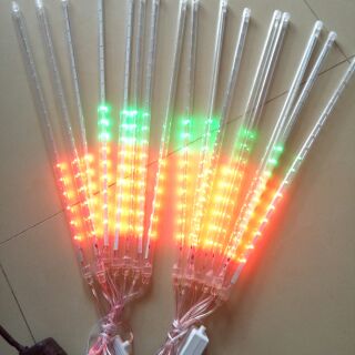 ĐÈN NHÁY LED HÌNH ỐNG SAO BĂNG [HỘP 8 ỐNG 50 CM]