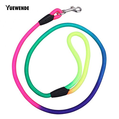 Dây Nylon Dắt Thú Cưng Đi Dạo Màu Cầu Vồng