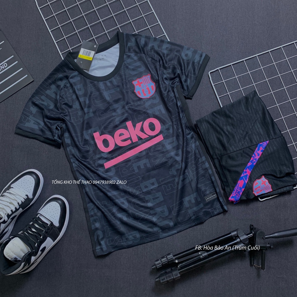 Freeship Toàn Quốc - Áo Barca 2023 - Quần Áo Bóng Đá CLB Barcelona Training vải Thun Thái mới 2023
