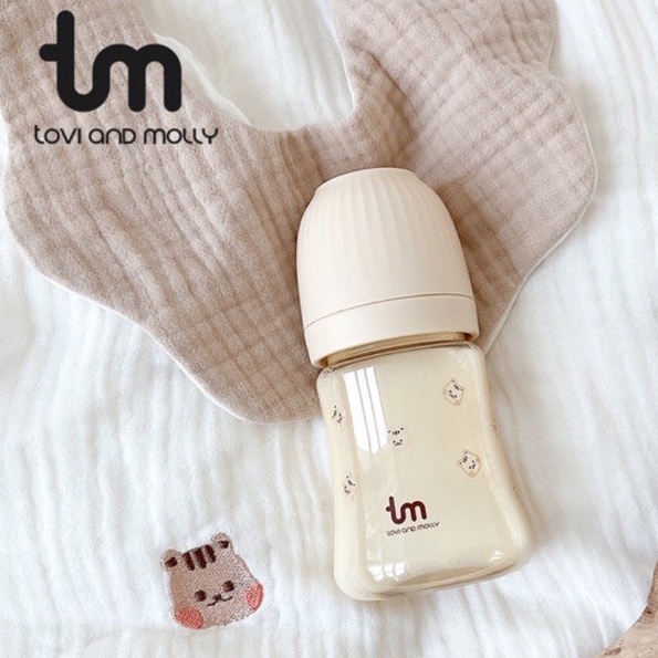 Bình Sữa Sóc Tovi and Molly 200ml 280ml  Hàn Quốc, Bình Sữa cho bé sơ sinh họa tiết Sóc Hàn Quốc