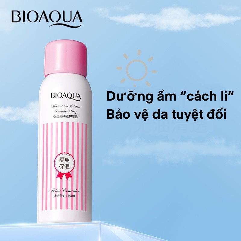KEM CHỐNG NẮNG DẠNG XỊT BIOAQUA NHANH GỌN TIỆN LỢI CHỈ SỐ CHỐNG NẮNG CAO, PHÙ HỢP VỚI MỌI LOẠI DA Sambeauty