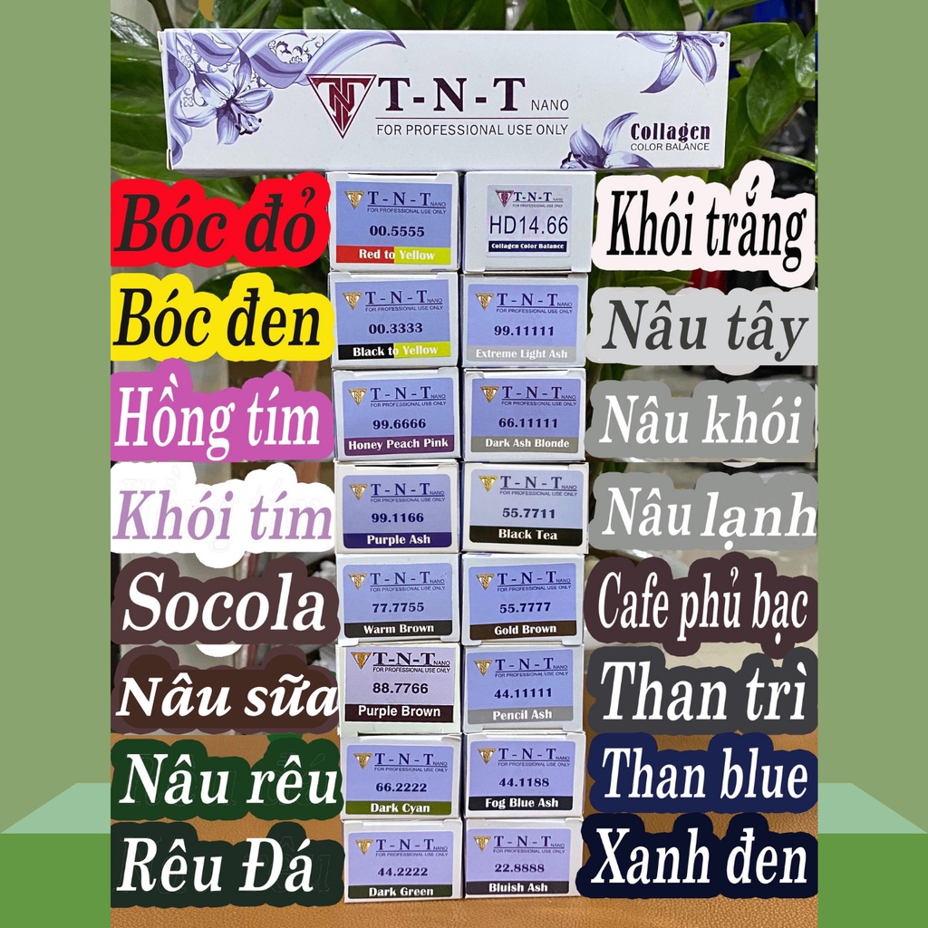 Thuốc Nhuộm Tóc Tnt Plus, Màu Nhuộm Tóc Chính Hãng Dành Cho Salon Tóc Chuyên Nghiệp | Bill Hair, Billhair