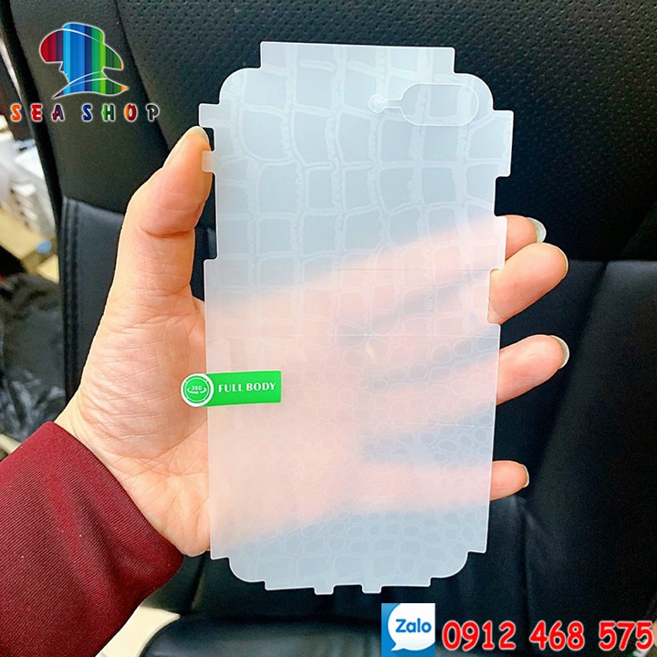 Dán PPF vân cá sấu cho iPhone 6,7,8, Plus. XS Max. XR, 11 Pro Max, 12 Mini - Chống va đập và chống vỡ cho điện thoại