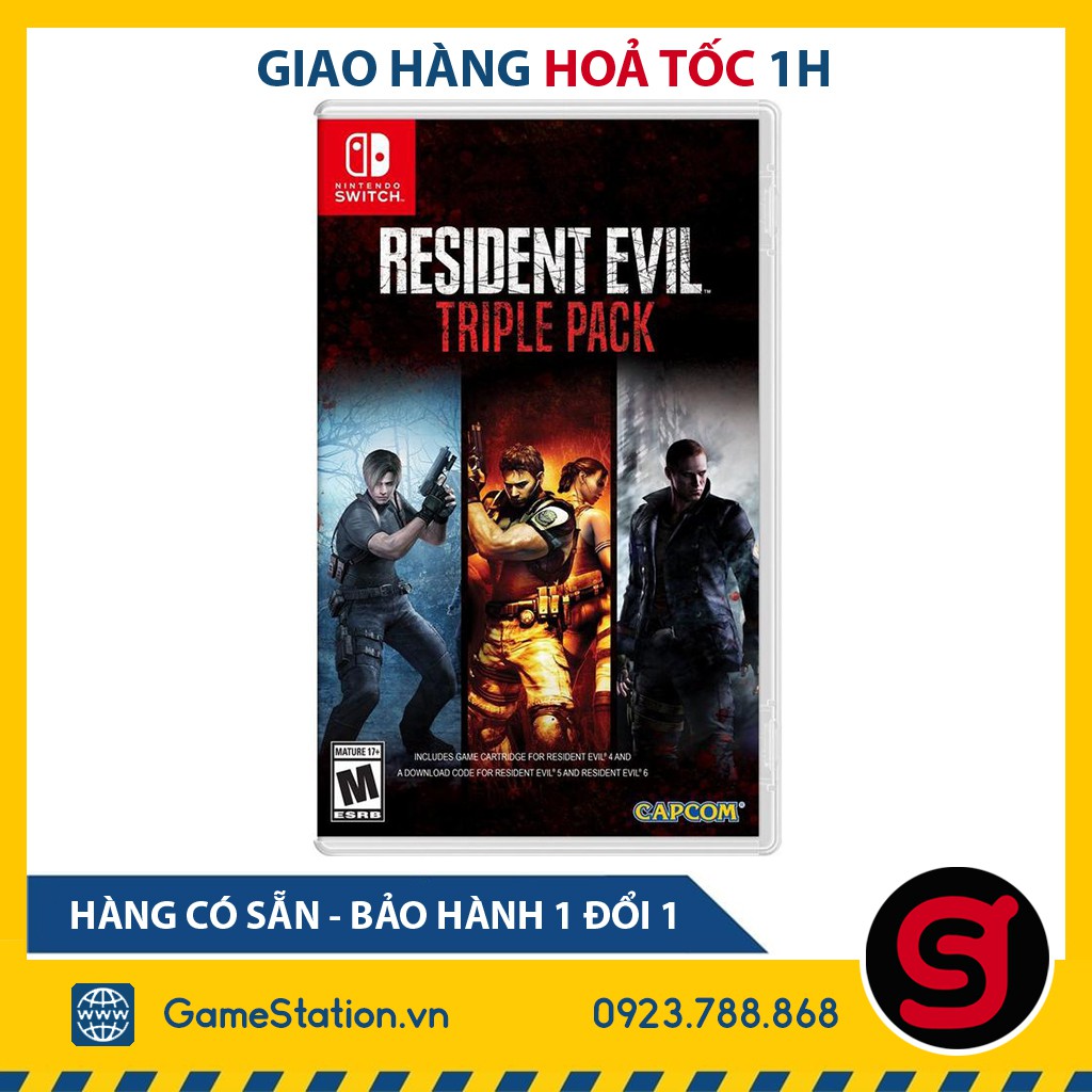 Game Resident Evil Triple Pack - Cho Máy Nintendo Switch