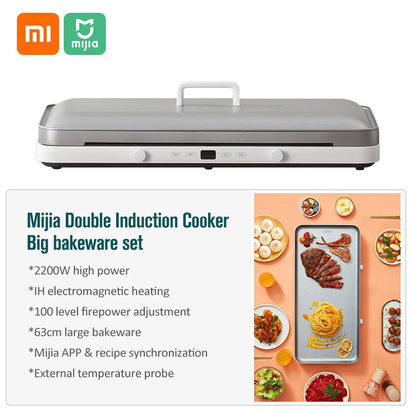 Bếp từ đôi Xiaomi MDCL01ACM Induction Cooker 2200W Đồ nướng 63cm