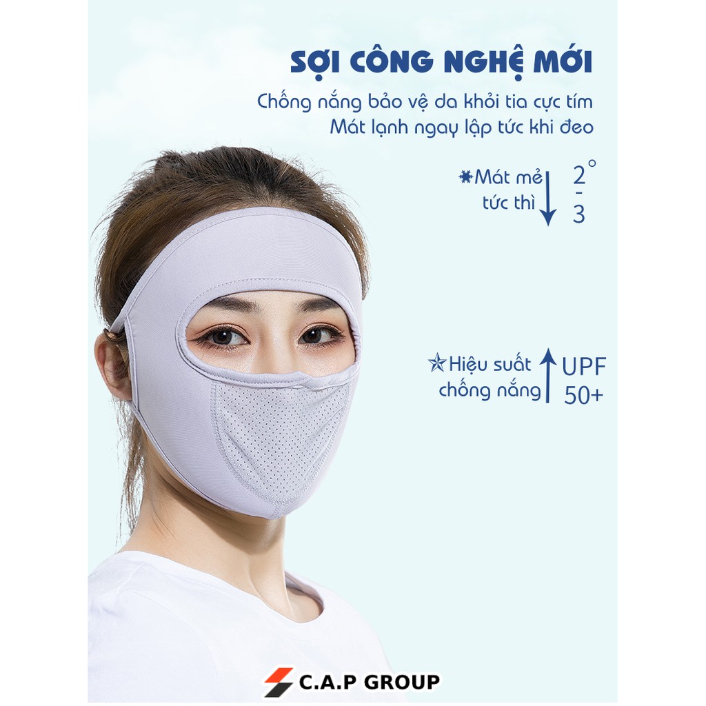 [ Mới 2021 ] Khẩu trang Ninja che kín mặt chống nắng vải Cotton chống tia UV MÙA HÈ - chống gió - bụi - sương mù