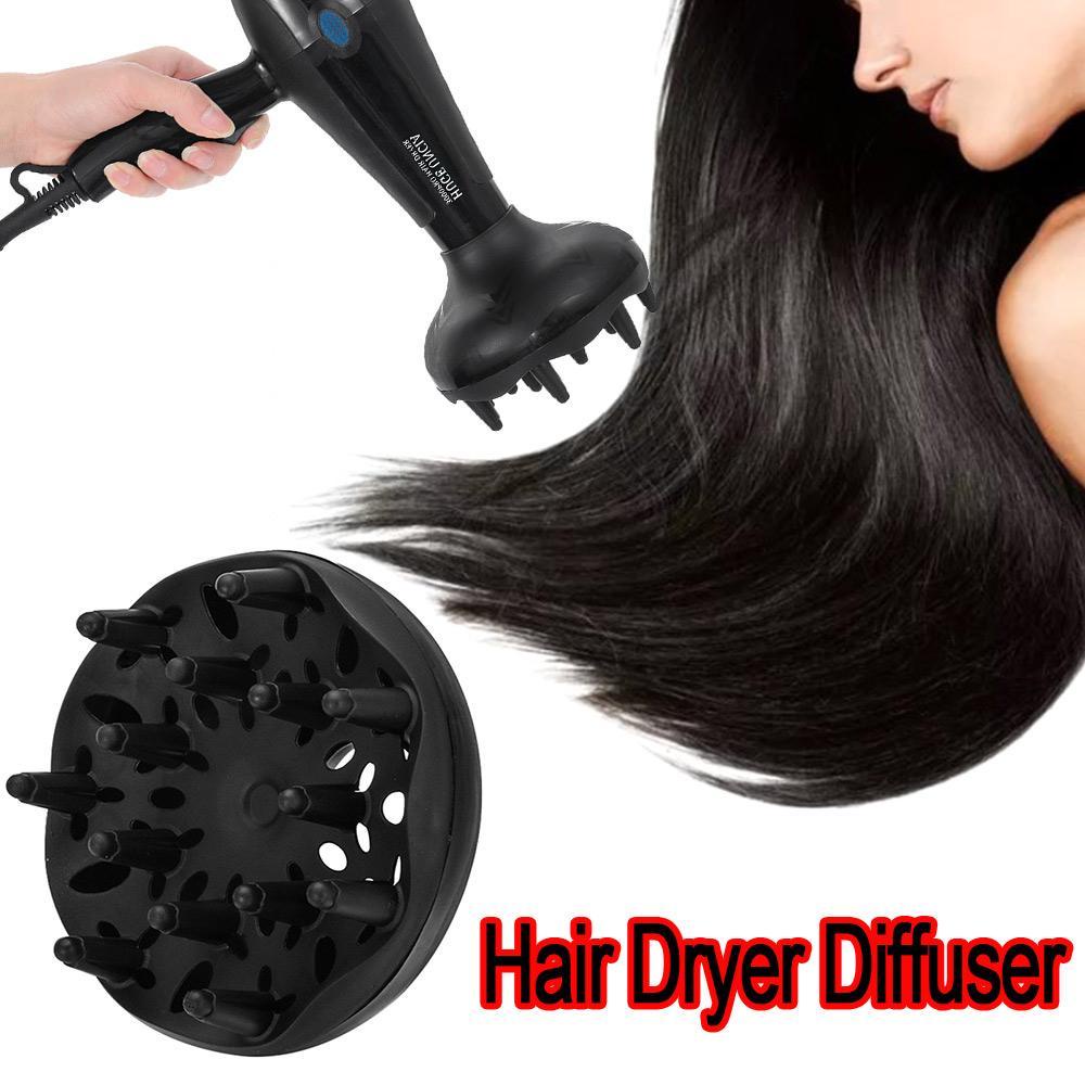 Đầu Khuếch Tán Gắn Máy Sấy Tóc Màu Đen Tiện Dụng