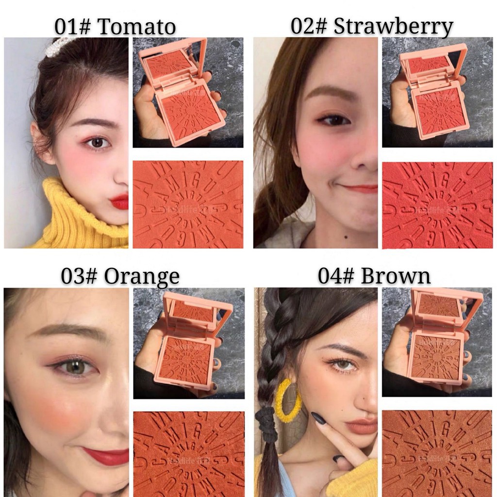 GUICAMI - Phấn má Sweetheart Peach Blush