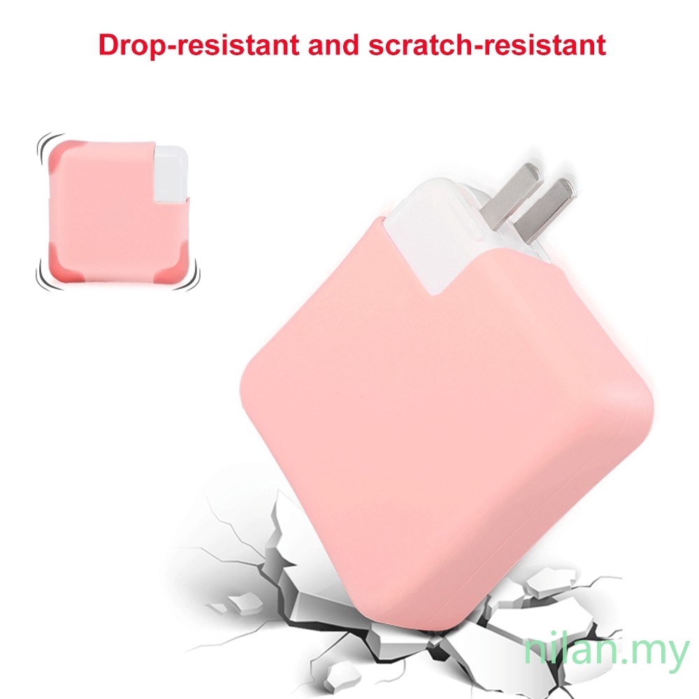 bảo vệ sạc macbook air pro Ultra Vỏ Bảo Vệ Hộp Sạc 2023 Bằng Silicon Siêu Mỏng Cho MacBook Air 15 A2941 M2 Pro 14 M1 Pro 67W 35W Air 2020 A2338 A2337 Pro 13 inch