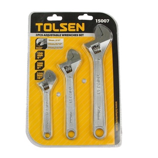 Bộ 3 mỏ lết tolsen 15007 nghề mộc