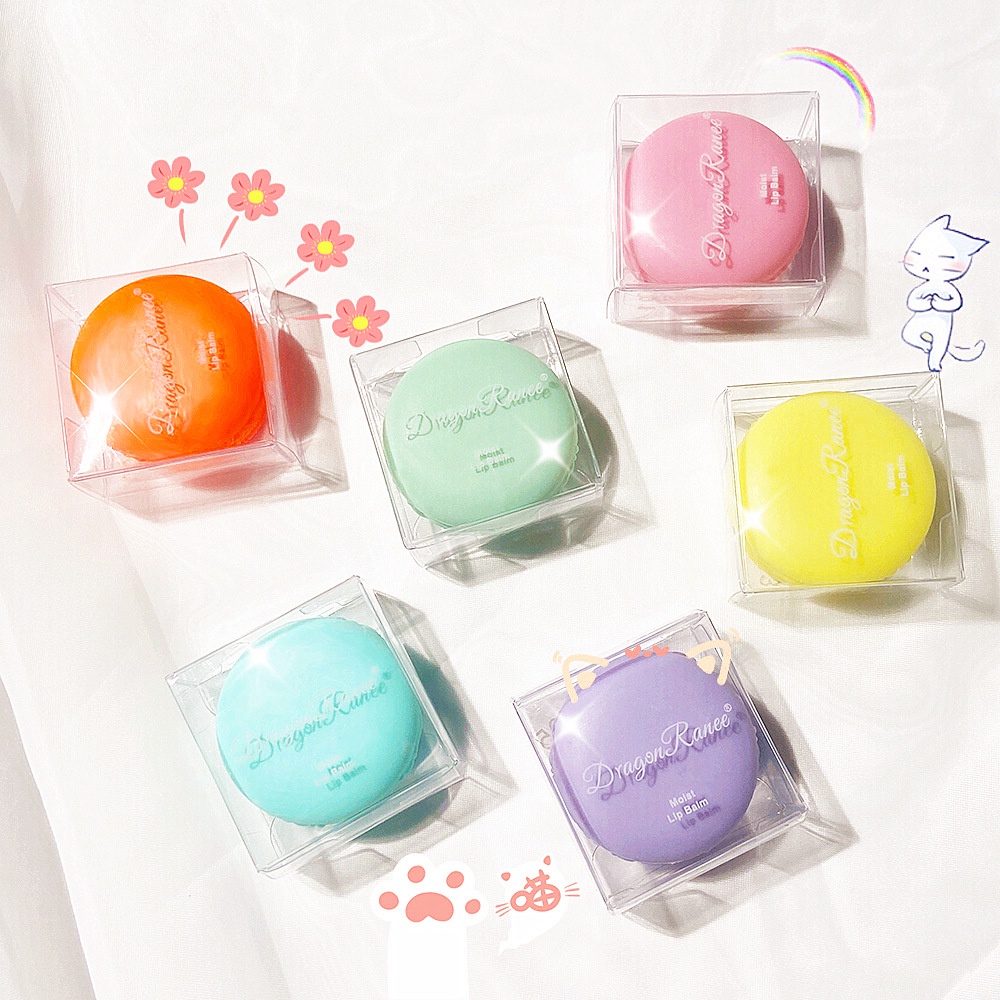 1 Son Dưỡng Môi Màu Sắc macaron Dưỡng Ẩm Chăm Sóc Môi Cho Nữ