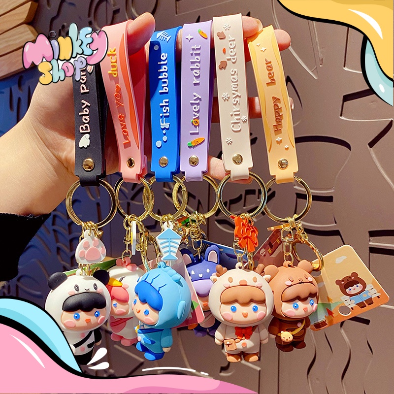 Móc Khóa Đẹp Bé Nhiều Hình Cute Phụ Kiện Túi Xách Dễ Thương 02MKB - Minkey