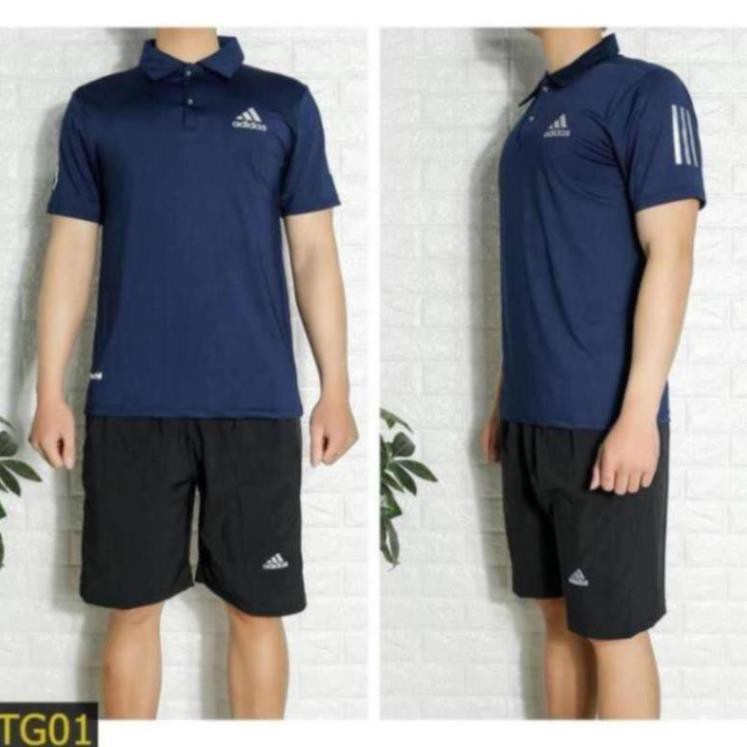 Áo Thun Nam Polo cổ bẻ Tay ngắn trơn cao cấp phong cách thể thao