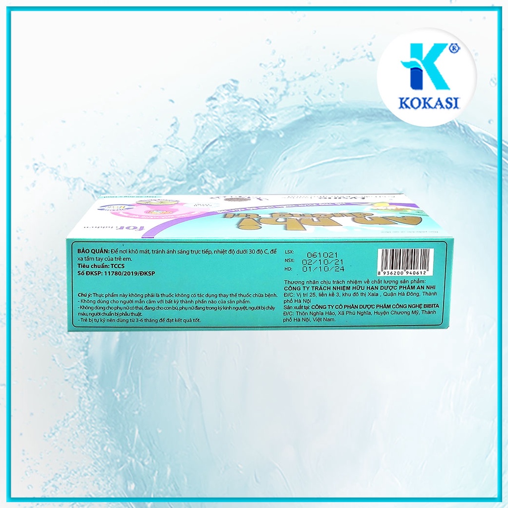 AN NHI DƯỠNG TRÍ - Bổ sung các chất cần thiết hỗ trợ phát triển não bộ, giúp khả năng nhớ và khả năng tập trung ở trẻ