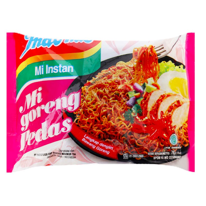 Set 20 gói mì xào khô indomie đủ vị
