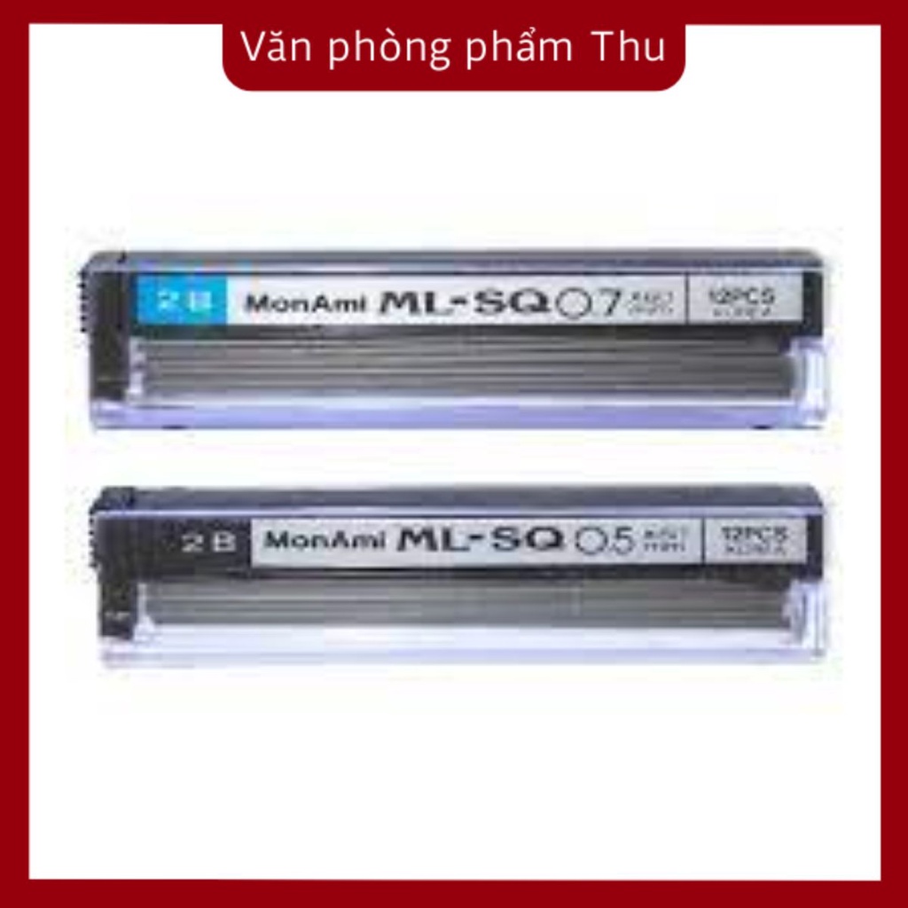 Ruột bút chì bấm, ngòi bút chì bấm Monami 0.5mm 0.7mm