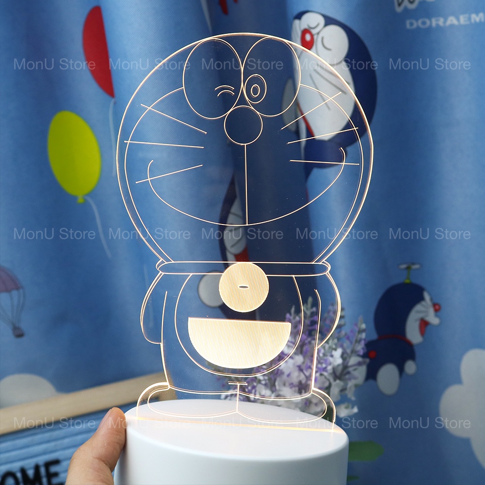 Đèn ngủ 3D DORAEMON chuyển màu dễ thương cute