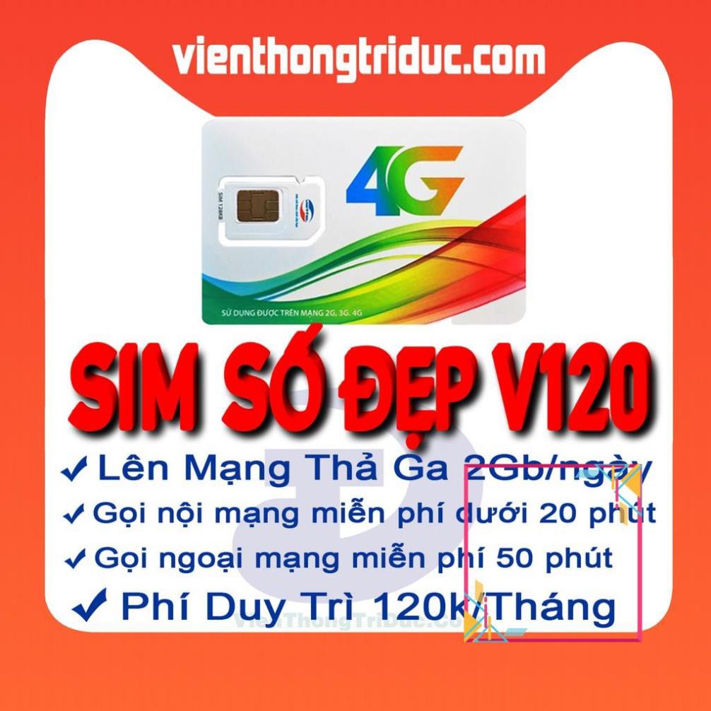 [SIÊU ƯU ĐÃI] Sim V120 Viettel Số Đẹp Tự Chọn Dễ Nhớ - Phong Thủy Cao - Hợp Mệnh - Phù Hợp Làm Hotline Kinh Doanh