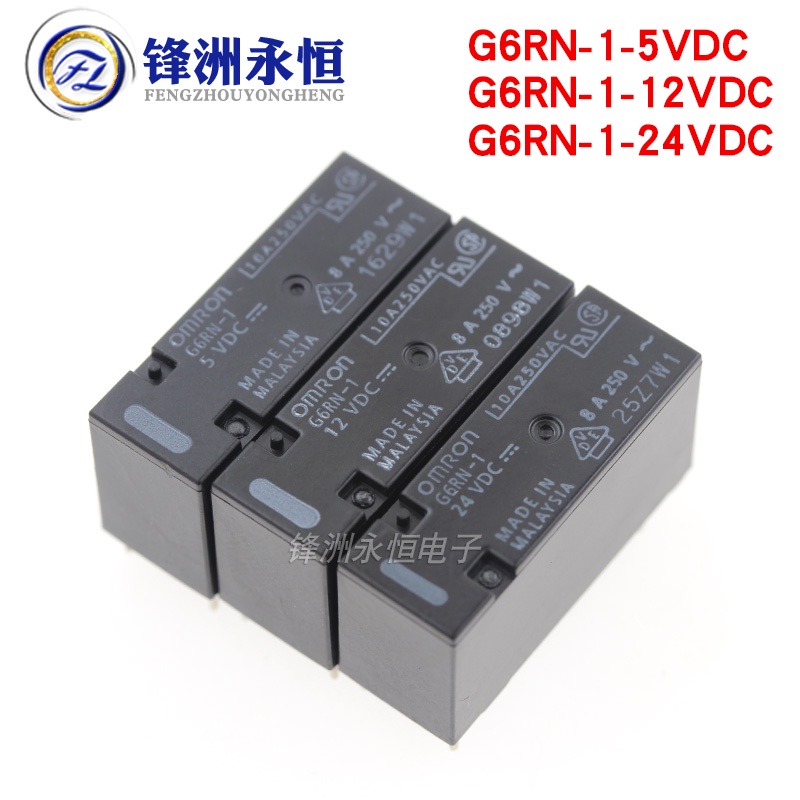 Rơ Le G6rn-1 5VDC 12VDC 24VDC DC5V 12V 24V 5 Pins 8A Chất Lượng Cao