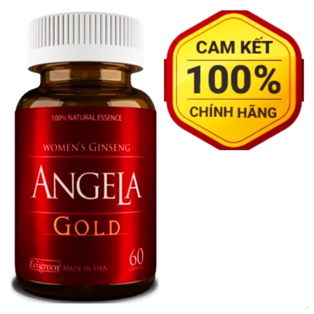 (Hàng chính hãng) Sâm ANGELA GOLD Chai 60 Viên