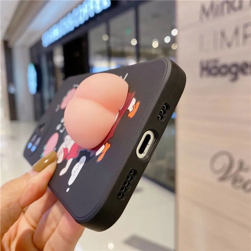 Reduce pressure and squeeze the case of Xiaoxin's butt mobile phone For iPhone 12 mini 12 12 Pro 12 Pro Max 11 Pro Max X XS MAX XR  7/8