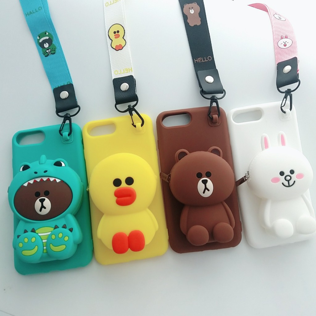 ỐP Gấu Ví OPPO Tặng Kèm Dây Đeo Cute | BigBuy360 - bigbuy360.vn