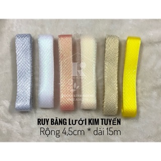 Ruy băng lưới kim tuyến