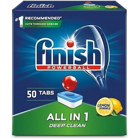 Viên rửa chén bát Finish All-In-1 cho máy rửa bát 100 viên/hộp