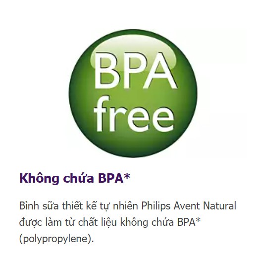 Bình sữa cổ rộng Avent Natural Chính Hãng cho bé 125ml - 260ml (Kèm núm ti)