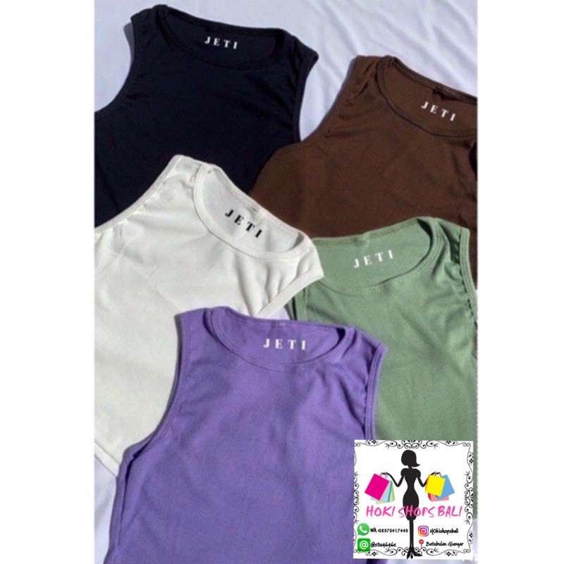 Crop TANK TOP BERRY TOP / TANKTOP /IRENE RIB TOP / CALLIE TANKTOP