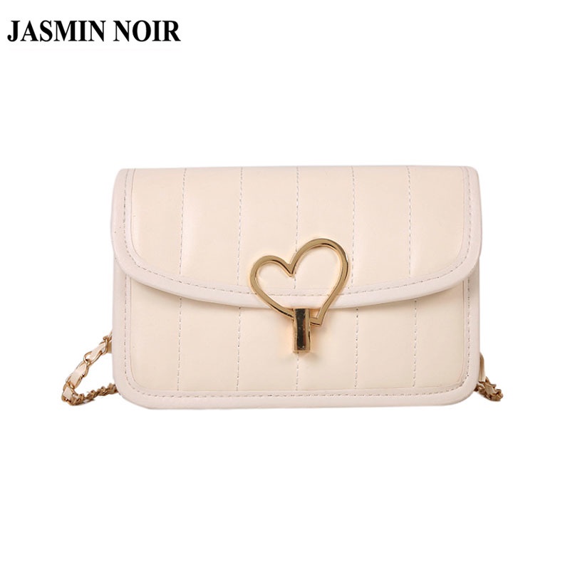 Túi Đeo JASMIN NOIR Chéo Dây Xích In Họa Tiết Thời Trang Cho Nữ