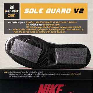 Bộ miếng dán bảo vệ đế giày Sole Guard.