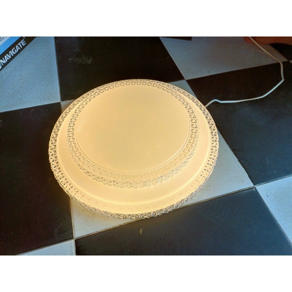 ĐÈN ỐP TRẦN KIM CƯƠNG 2 TẦNG 48W 3 CHẾ ĐỘ ÁNH SÁNG SANG TRỌNG
