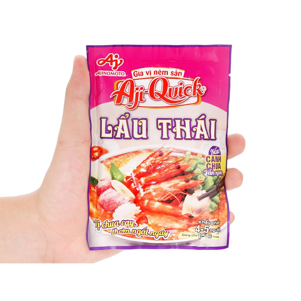 Gia vị nêm sẵn lẩu Thái Aji-Quick gói 55g  Thực Phẩm 3 Sạch