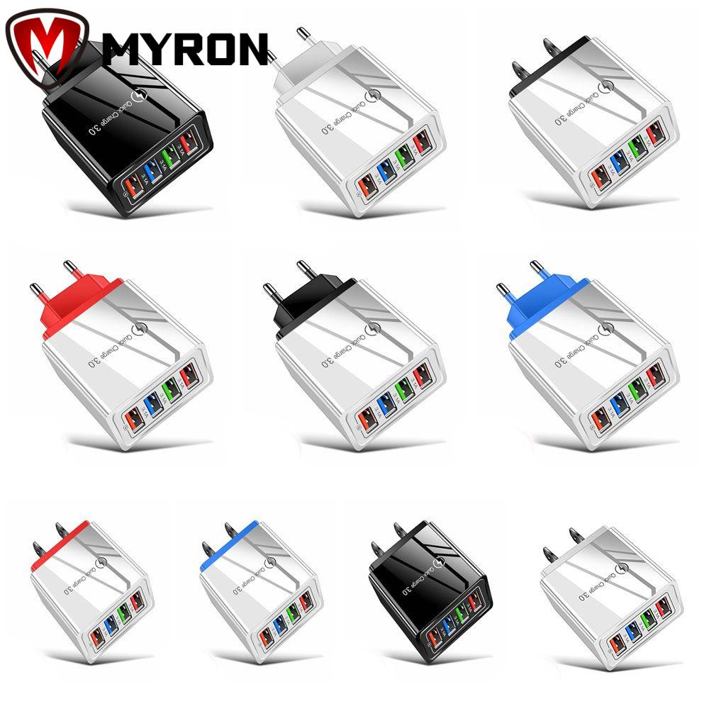 Củ sạc nhanh 3A có 4 cổng USB chuyên dụng cho điện thoại / máy tính bảng
