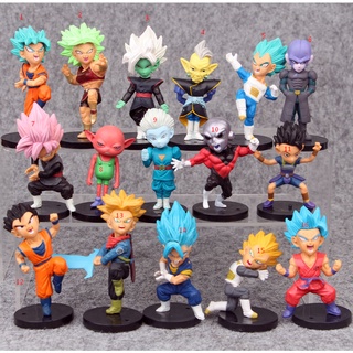Lẻ Mô hình nhân vật 7 viên ngọc rồng Dragon Ball Son Goku chibi dễ thuong 6-7cm