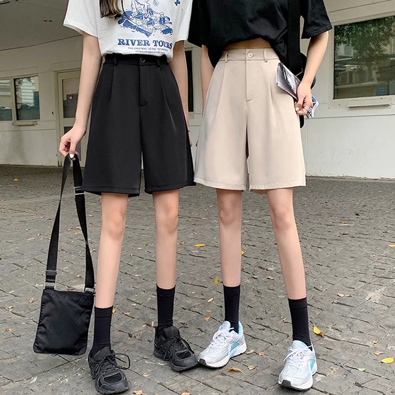 [Kèm Video SP] Quần Short Nữ Cao Cấp Cạp Cao Phối Cúc Kiểu Dáng Hiện Đại Năng Động Thời Trang Sugal SHORT NU 003V4