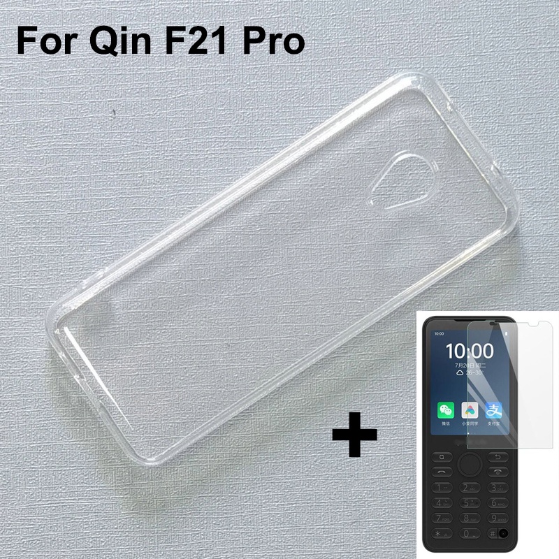 Ốp Điện Thoại TPU Trong Suốt 2 Trong 1 Cho Xiaomi Mi Qin F21 Pro F21S Qin F22 Pro VoLTE 4G