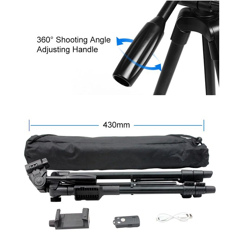 Chân máy ảnh tripod Yunteng VCT-5208