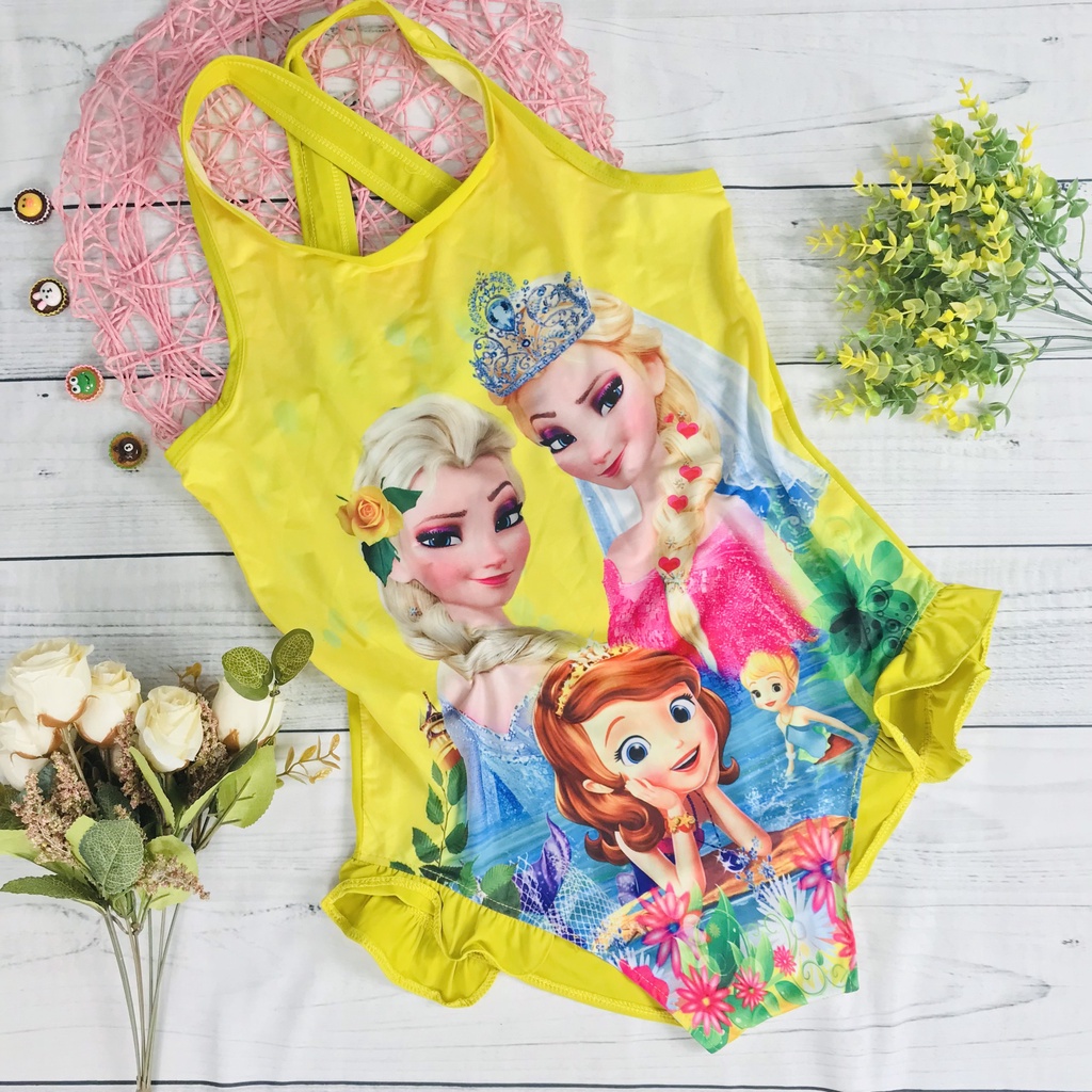 Đồ bơi elsa size đại bé gái ( Size 15-51kg-53kg )