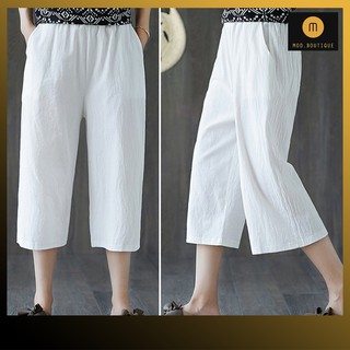 Quần Lửng Ống Rộng, Quần Ống Rộng Nữ, Quần Ngố Nữ, Quần Alibaba Nữ, Quần Lửng, Quần Đũi Nữ Q1