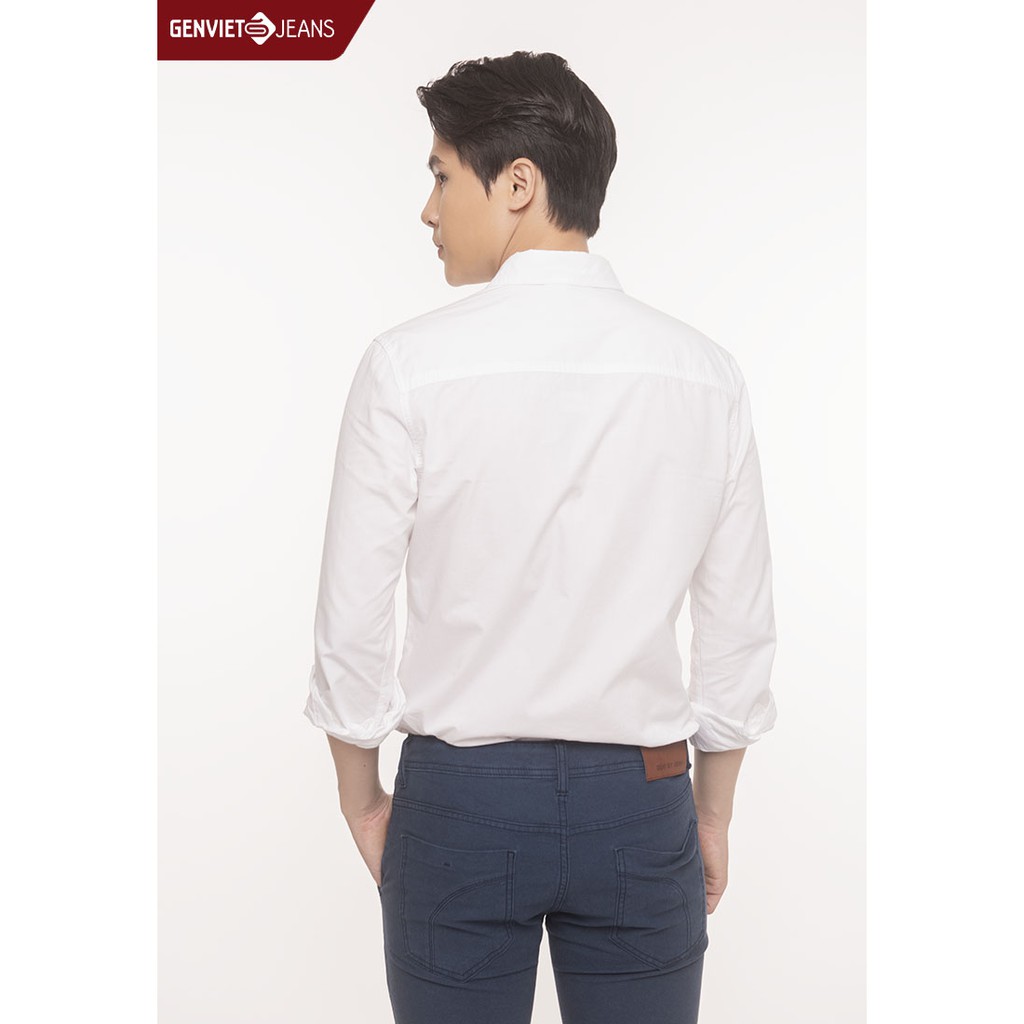  Áo sơ mi dài tay nam T3121C810 GENVIET | BigBuy360 - bigbuy360.vn