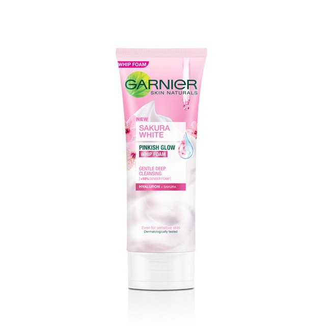 (hàng Mới Về) Sữa Rửa Mặt Garnier Sakura 50ml Giúp Làm Trắng Và Dưỡng Ẩm Hiệu Quả