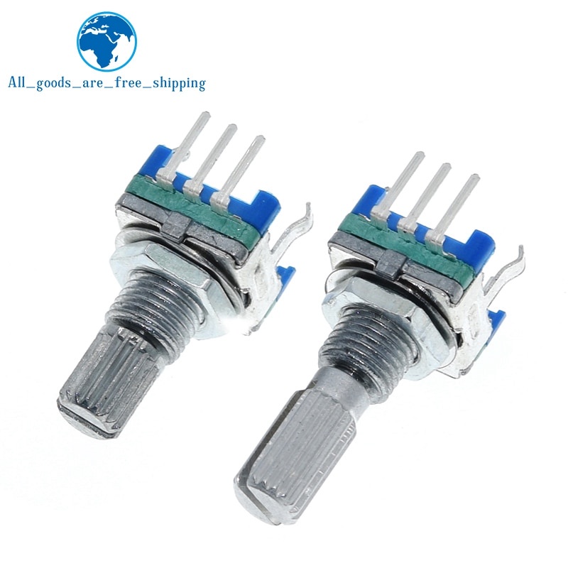 1 Chiết Áp Kỹ Thuật Số 15mm 20mm / Ec11 / 5 Chấu Với Công Tắc