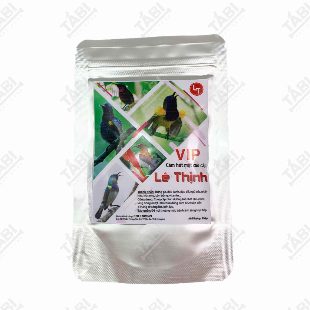 Cám Căng Lửa Hút Mật Lê Thịnh VIP 100G Cao Cấp - Cám Chim Hút Mật Dạng Hạt [LÊ THỊNH]