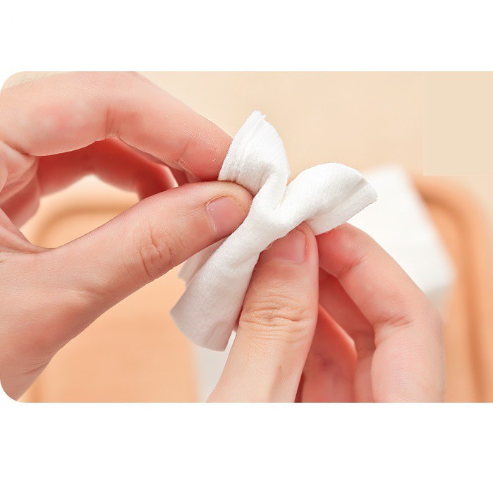 Bông tẩy trang 222 miếng Cotton Pads siêu dai giá rẻ