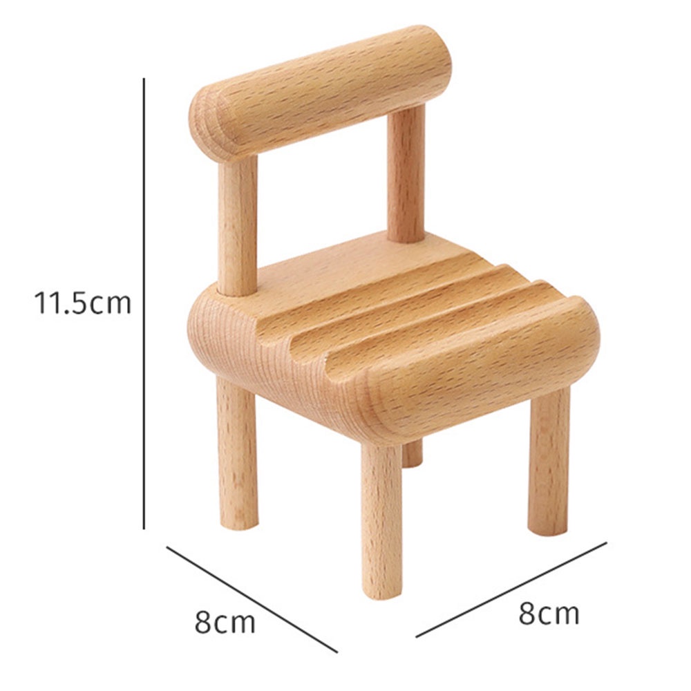 Cod Qipin Giá Đỡ Điện Thoại Bằng Gỗ Hình Ghế Lười Nhỏ Thông Dụng Đơn Giản Sáng Tạo Giá Đỡ Điện Thoại Hình Ghế Ngồi Sáng Tạo Đa Năng