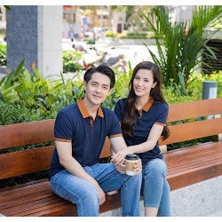 Áo polo nam cafe phối nẹp YODY trẻ trung chống tia UV hữu hiệu - APM3635