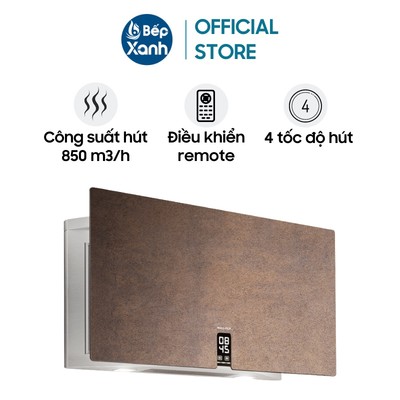 [FREESHIP HCM] Máy Hút Mùi Áp Tường Malloca Time K-16 Bruno - Công Suất Hút 850 m3/h - Ngang 89.6cm
