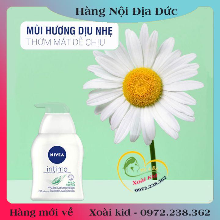 [auth] [Chính Hãng ĐỦ BILL] DUNG DỊCH VỆ SINH PHỤ NỮ NIVEA ĐỨC 250ML [Hot]